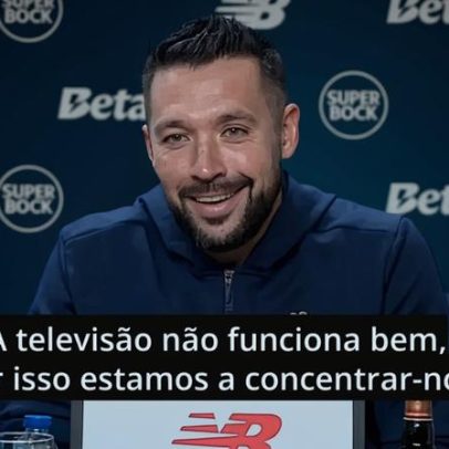 Farioli comenta o caso de Veríssimo: a televisão não funciona bem