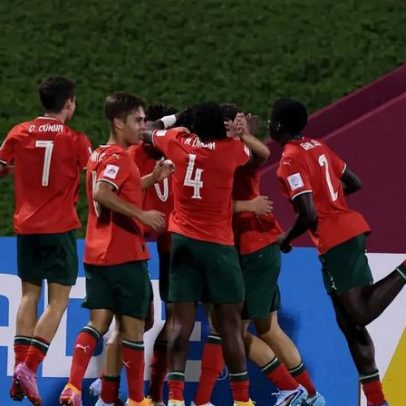 Portugal vence Suíça e segue para as meias-finais do Mundial sub-17