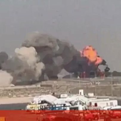 Vídeo mostra queda de avião de combate indiano em Dubai