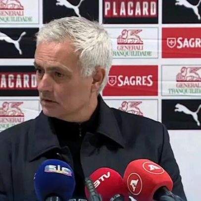 Preparação do jogo com o Ajax arrancou com abanão de Mourinho