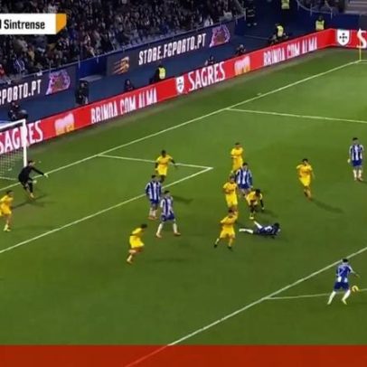 Borja Sainz desbloqueia FC Porto-Sintrense com remate certeiro