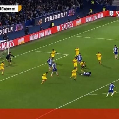 Remate de Borja Sainz desbloqueia o FC Porto-Sintrense