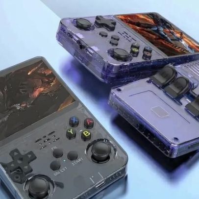 Consola portátil retro R36S em promoção na AliExpress