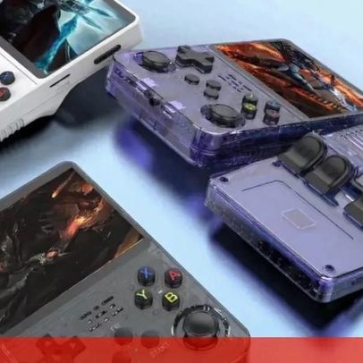 Consola portátil retro R36S com forte desconto na AliExpress