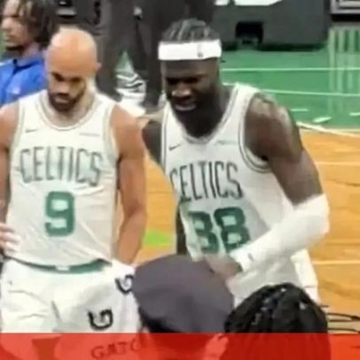 Neemias Queta sai a coxear no 1.º quarto do Celtics-Magic