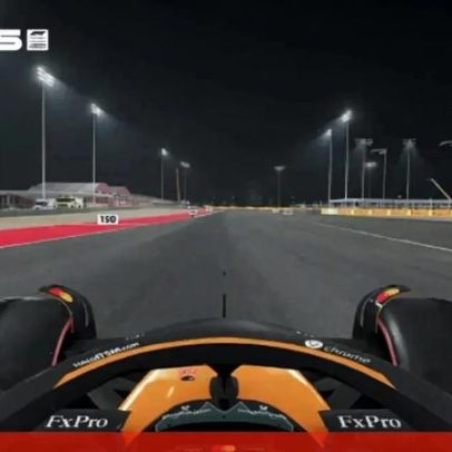 Lusail ilumina Hot Lap no GP do Qatar
