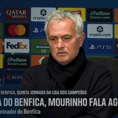 Mourinho questiona drama em declarações de Sérgio Conceição