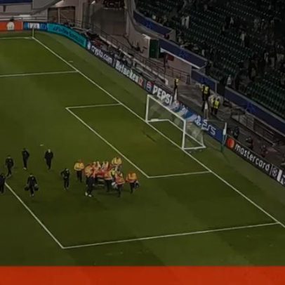 Choque com Blopa deixa guarda-redes do Club Brugge com costelas fraturadas