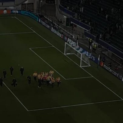 Salvador Blopa pede desculpas ao guarda-redes do Brugge na Liga dos Campeões