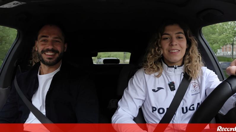 Medalhada em Paris'2024 deu boleia ao jornalista Rafael Godinho