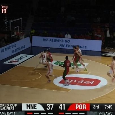 Portugal vence Montenegro no basquetebol com momentos decisivos