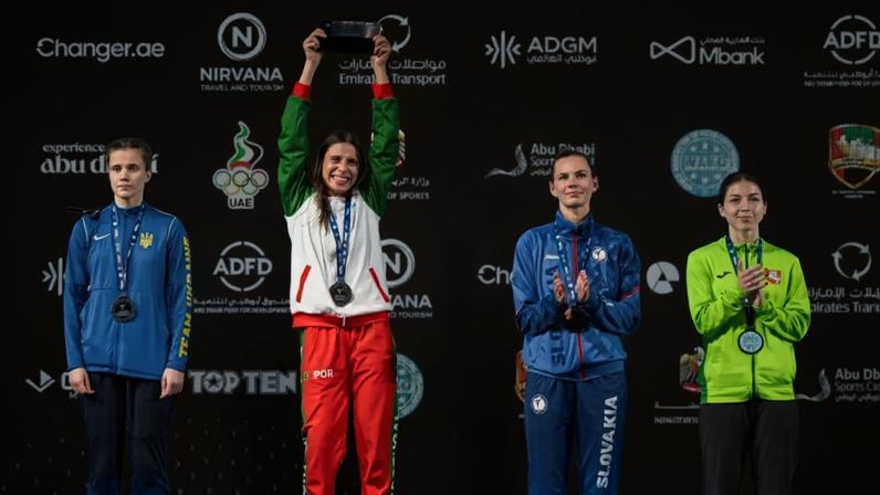 Sofia Oliveira alcançou o primeiro ouro feminino de sempre de Portugal