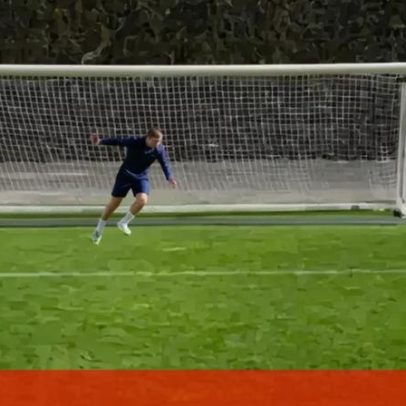Cristiano Ronaldo enfrenta guarda-redes robô imbatível em vídeos do Record