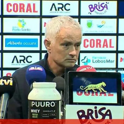 Mourinho aponta negativismo em Benfica após Nacional marcar sem remates