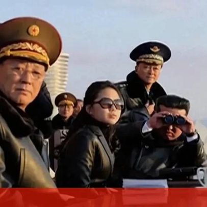 Kim Jong Un e filha celebram aniversário da Força Aérea da Coreia do Norte