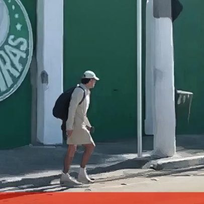 Jogador do Palmeiras vai a pé para casa após derrota na final da Libertadores