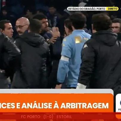 Novas imagens revelam confusão no relvado após final Porto-Estoril