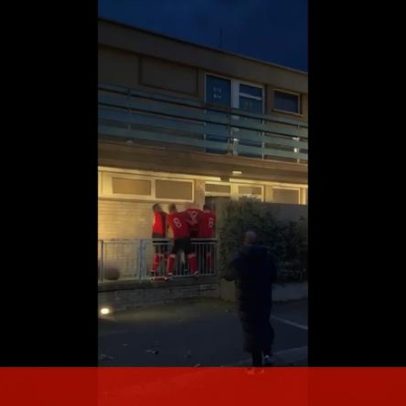 Jogo na Irlanda do Norte termina com pancadaria na porta do balneário