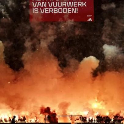 Caos no Ajax levou à suspensão do jogo após invasão sem bilhetes
