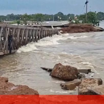 Chuvas intensas provocam cheias no Sri Lanka