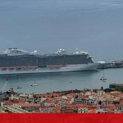 Cinco navios de cruzeiro desviados do Funchal por mau tempo