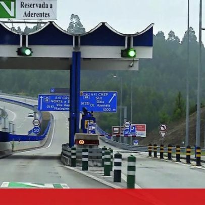 Despiste na A41, em Valongo, deixa ferido e condiciona trânsito