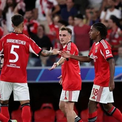Benfica enfrenta buraco de 30 milhões de euros em quatro jogos da Champions