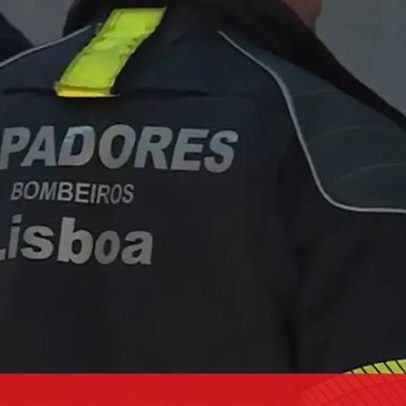 Incêndio em conduta de armazém mobiliza 40 bombeiros em Lisboa
