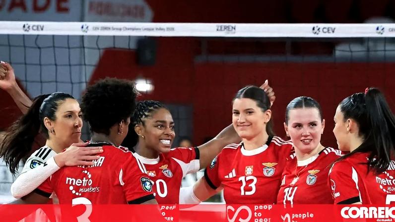 Benfica avança à fase de grupos da Liga dos Campeões feminina de voleibol