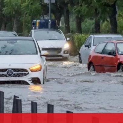 Proteção Civil regista 208 ocorrências de pequenas inundações e limpeza de vias