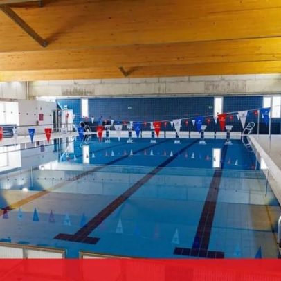 Piscina Municipal da Moita encerrada por danos provocados pela depressão Cláudia