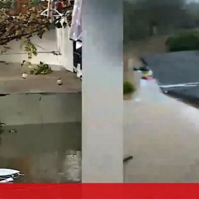 Idosa de 85 anos fica cercada pela água em Vila do Conde