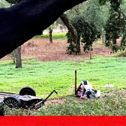 Dois feridos em despiste no IC1, Alcácer do Sal