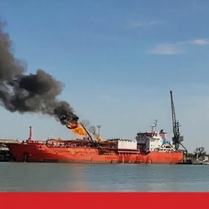 Aldeias romenas evacuadas após ataque a navio com GPL na Ucrânia