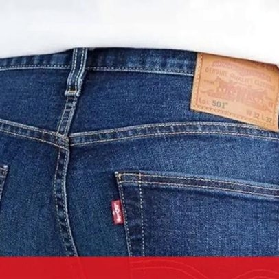 Levi’s 501 para homem na Amazon com descontos que antecipam a Black Friday