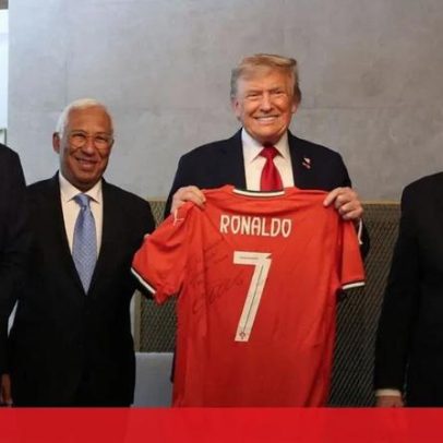 Trump recebe amanhã Cristiano Ronaldo na Casa Branca