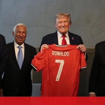 Trump recebe Ronaldo na Casa Branca amanhã