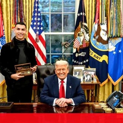 Trump entrega a Cristiano Ronaldo a Chave da Casa Branca: significado
