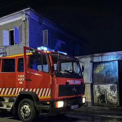 Homem fica com queimaduras em incêndio numa garagem da Maia
