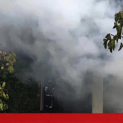 Incêndio em garagem em Bragança assusta moradores