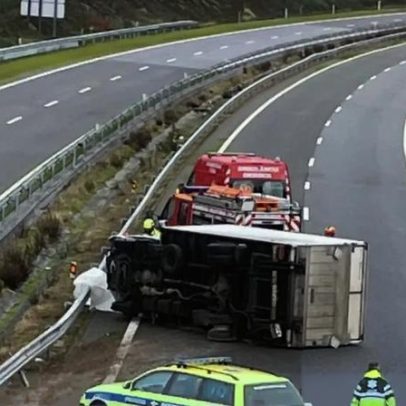 Despiste de veículo de mercadorias na A11 em Barcelos deixa ferido grave