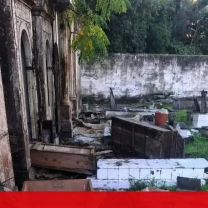 Sacristão no telhado detecta profanação no cemitério de Alhos Vedros