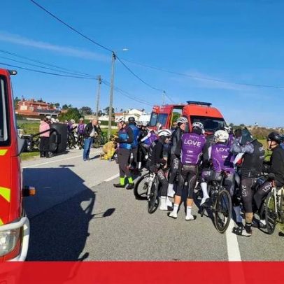 Ciclista fica ferido após despiste na Murtosa
