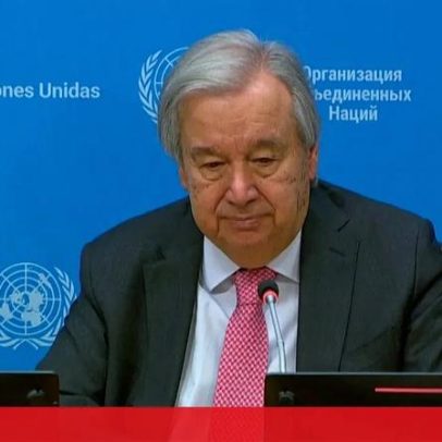 Guterres afirma que a ONU aumenta ajuda humanitária em Gaza