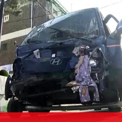 Camião embate contra mercado de rua na Coreia do Sul e faz dois mortos