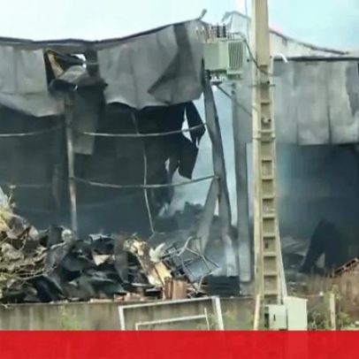Incêndio em armazém de fruta em Alcobaça ameaça dezenas de empregos