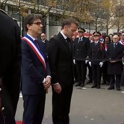 Macron homenageia vítimas dos atentados de Paris no 10.º aniversário