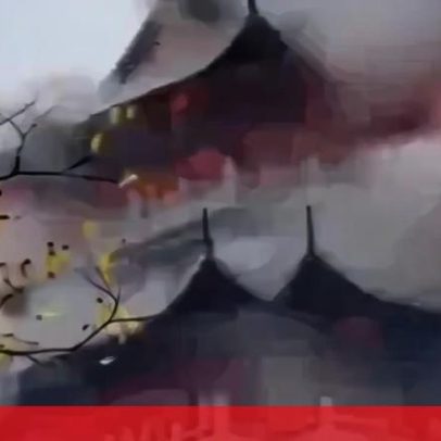 Templo chinês de 1500 anos destruído por incêndio