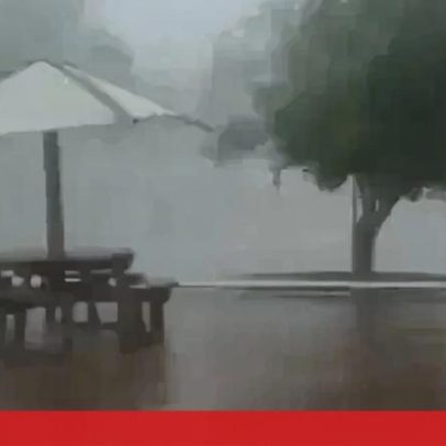 Tornado percorre Ferreira do Alentejo, mostram imagens