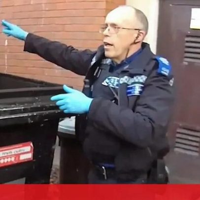 Homem rouba 12 mil euros em óculos e é detido escondido num contentor do lixo